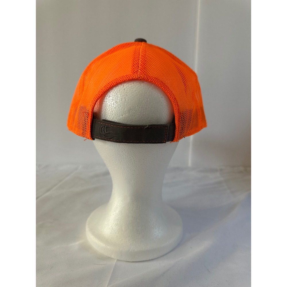 Durango Trucker Hat Cap Mesh Back Gray Orange Mountain Graphic Adjustable - Picture 3 of 5
